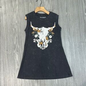 Black Bohemian Graphic dress